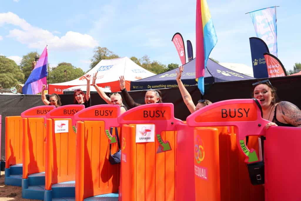 6 PEEQUAL users squatting at Brighton Pride