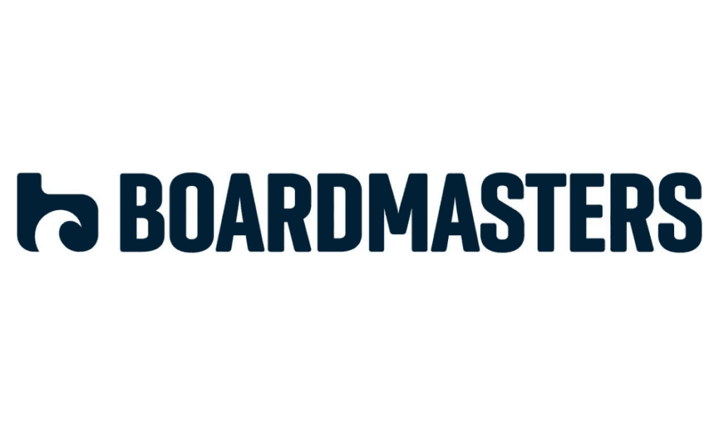 Boardmasters festival logo PEEQUAL on site