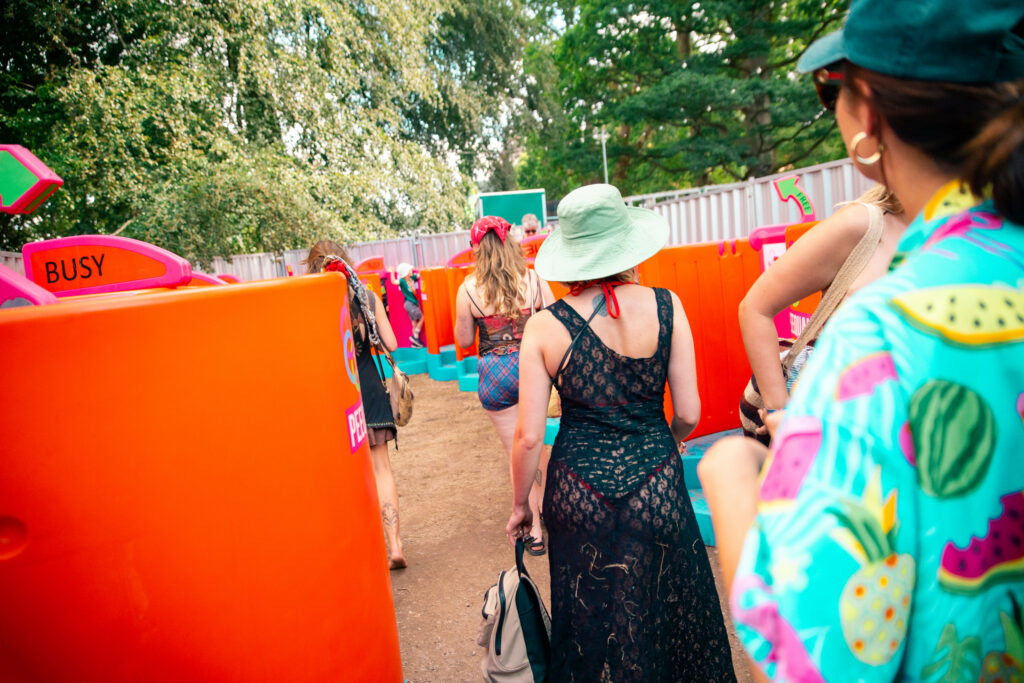 PEEQUAL users at Green Man Festival